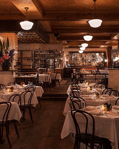 Interior view of Lavo Restaurant NYC