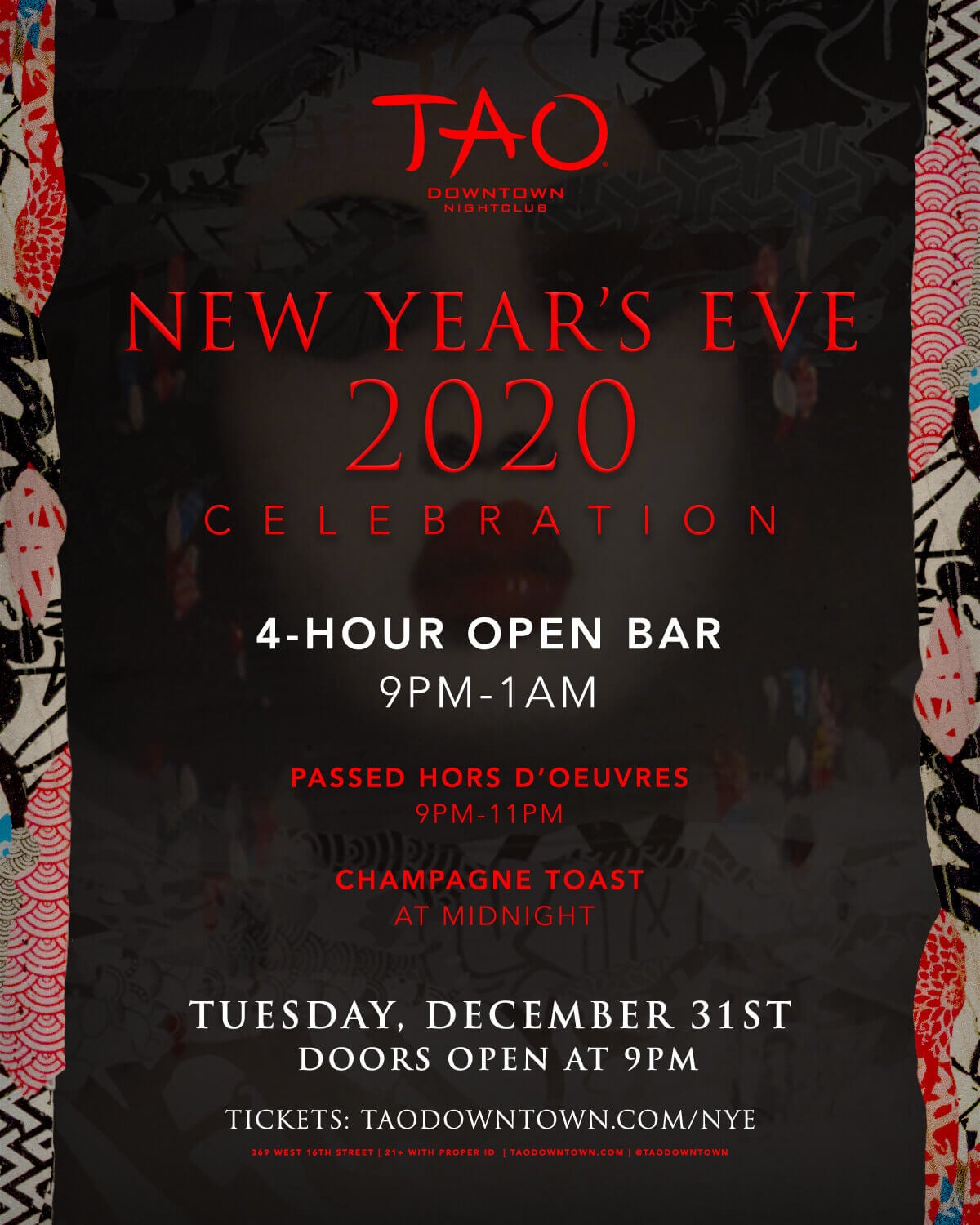 tao downtown age limit
