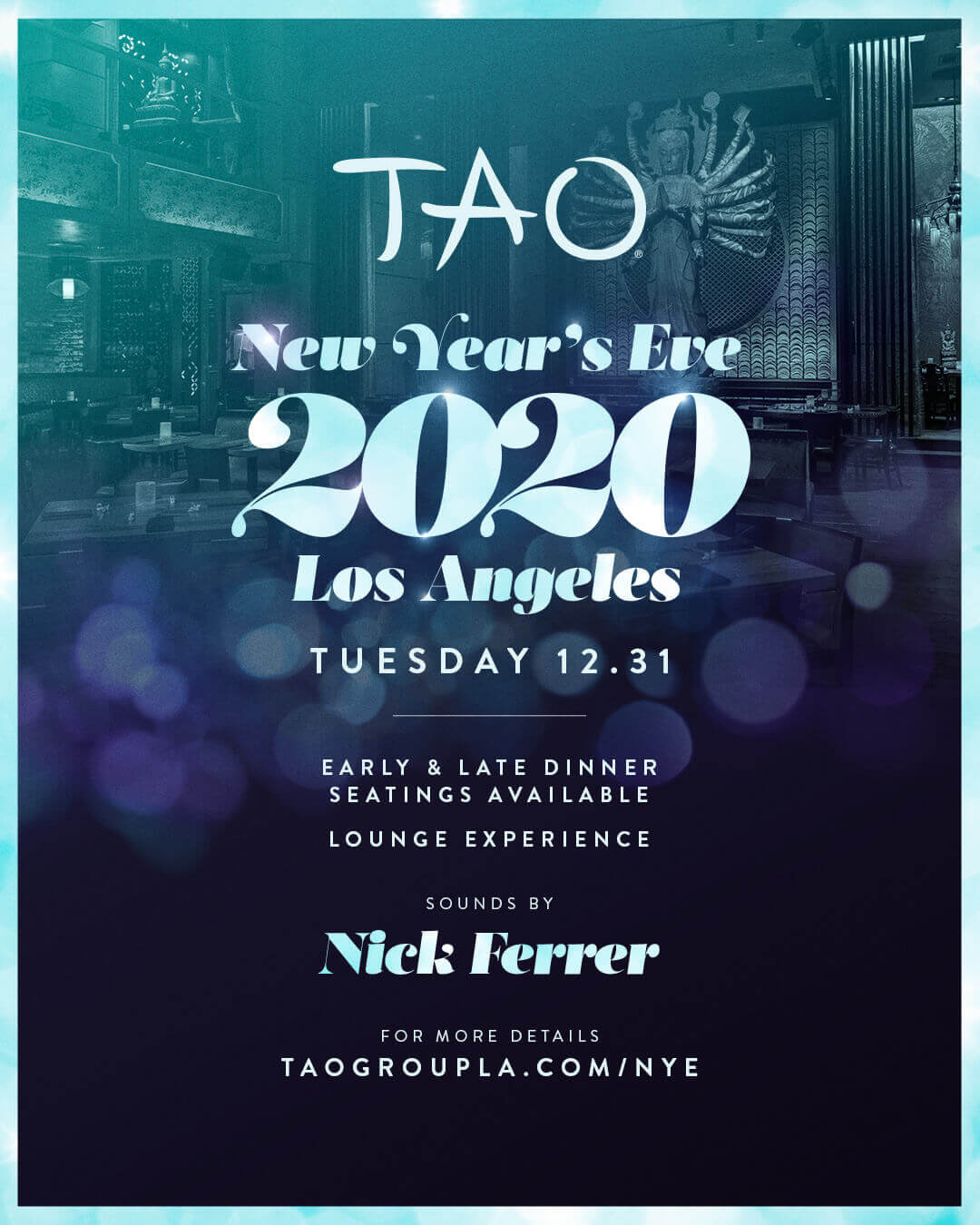 NYE 2020 - TAO Los Angeles - Tao Group Hospitality