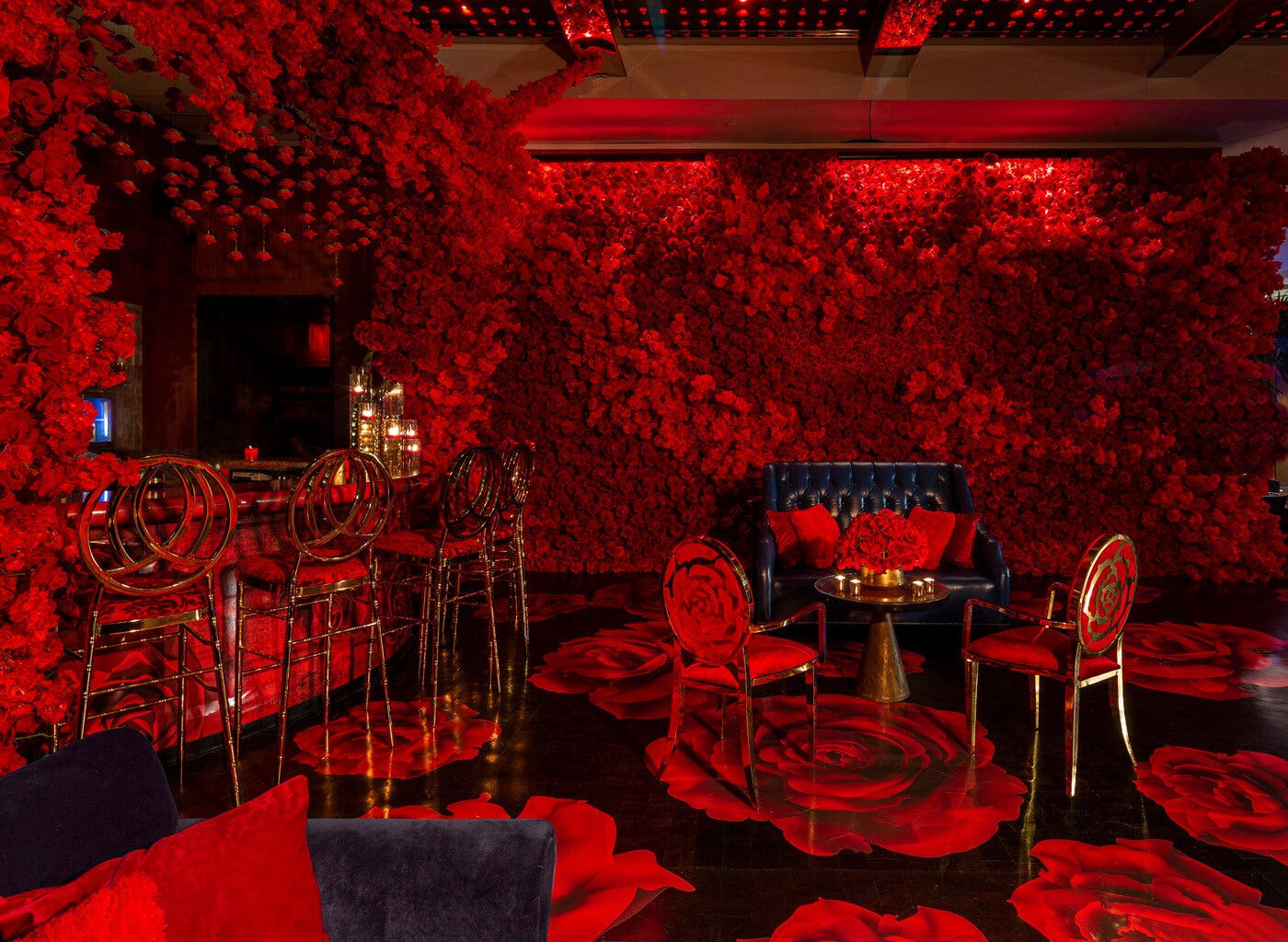 Valentine S Day Winter Rose Garden At Dream Downtown Tao Group
