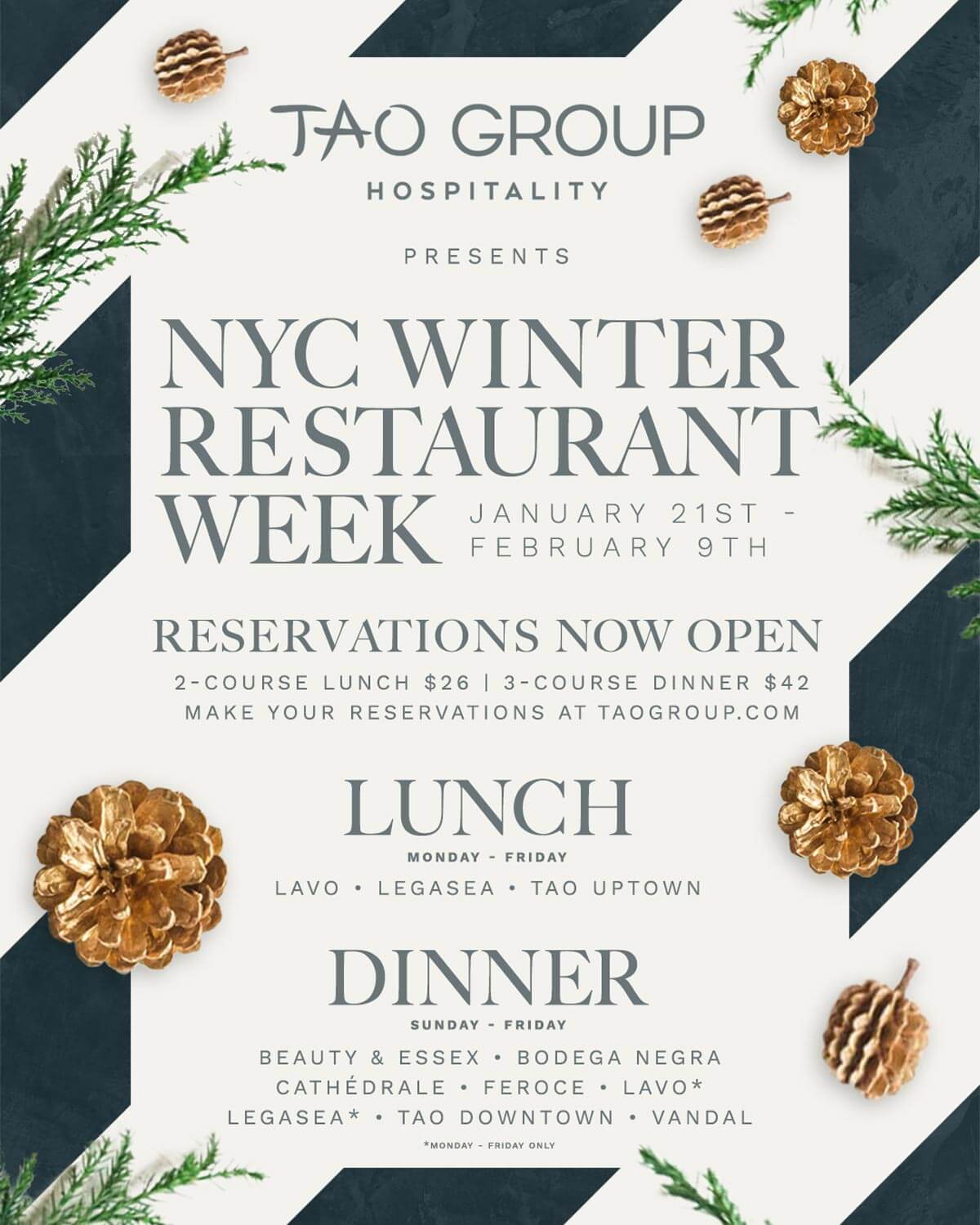 Restaurant Week Lavo Italian Restaurant New York