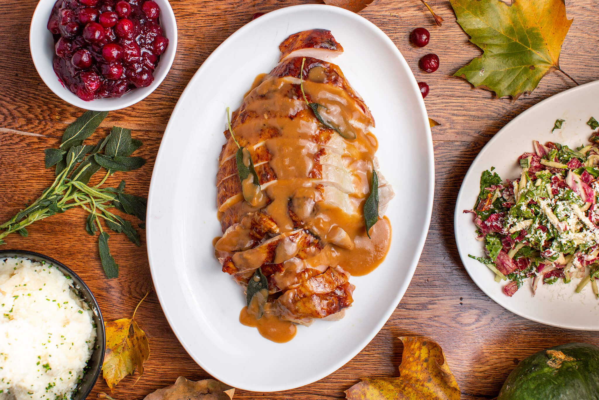 Turkey and Cranberry Sauce