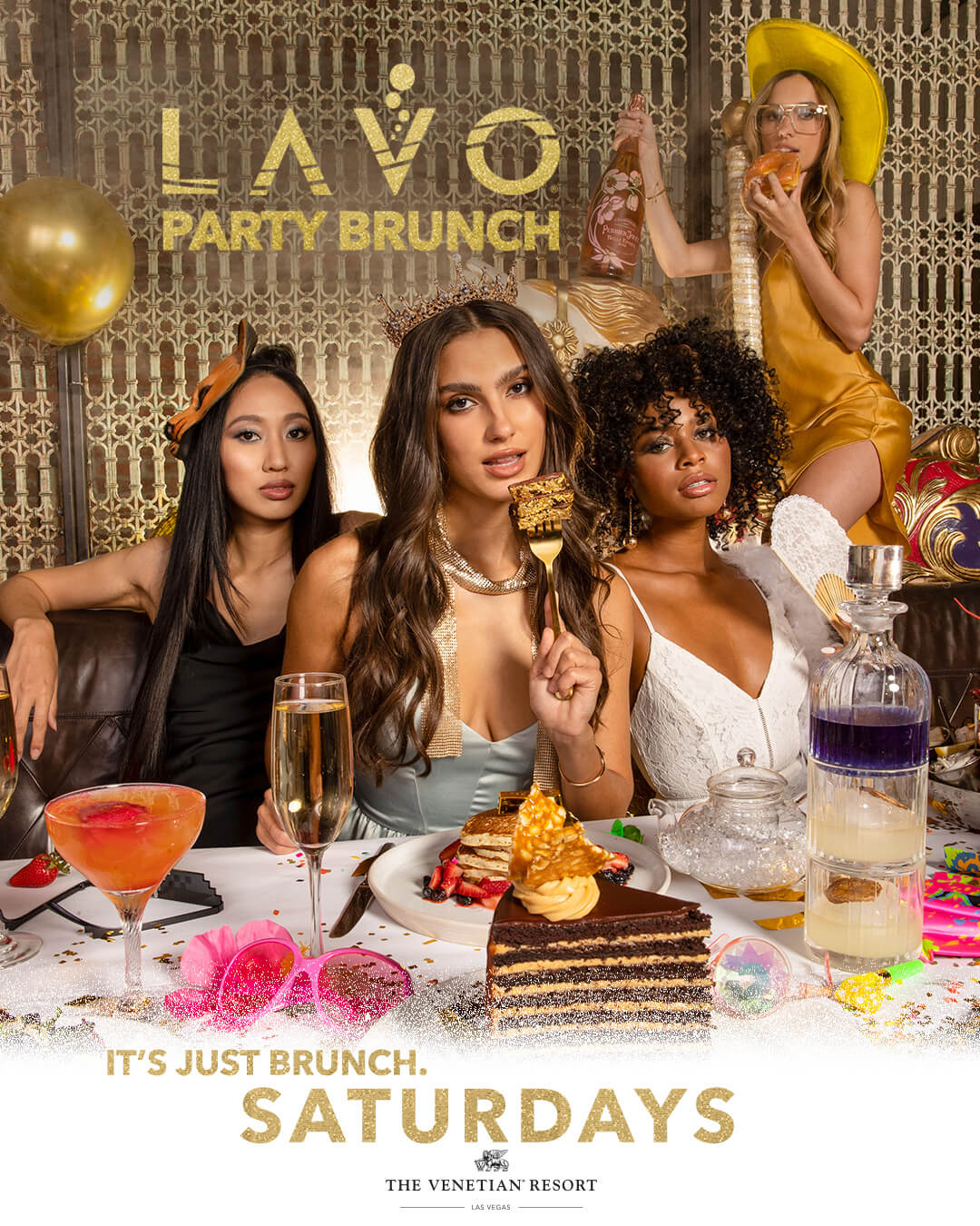 LAVO Party Brunch Saturdays Flyer