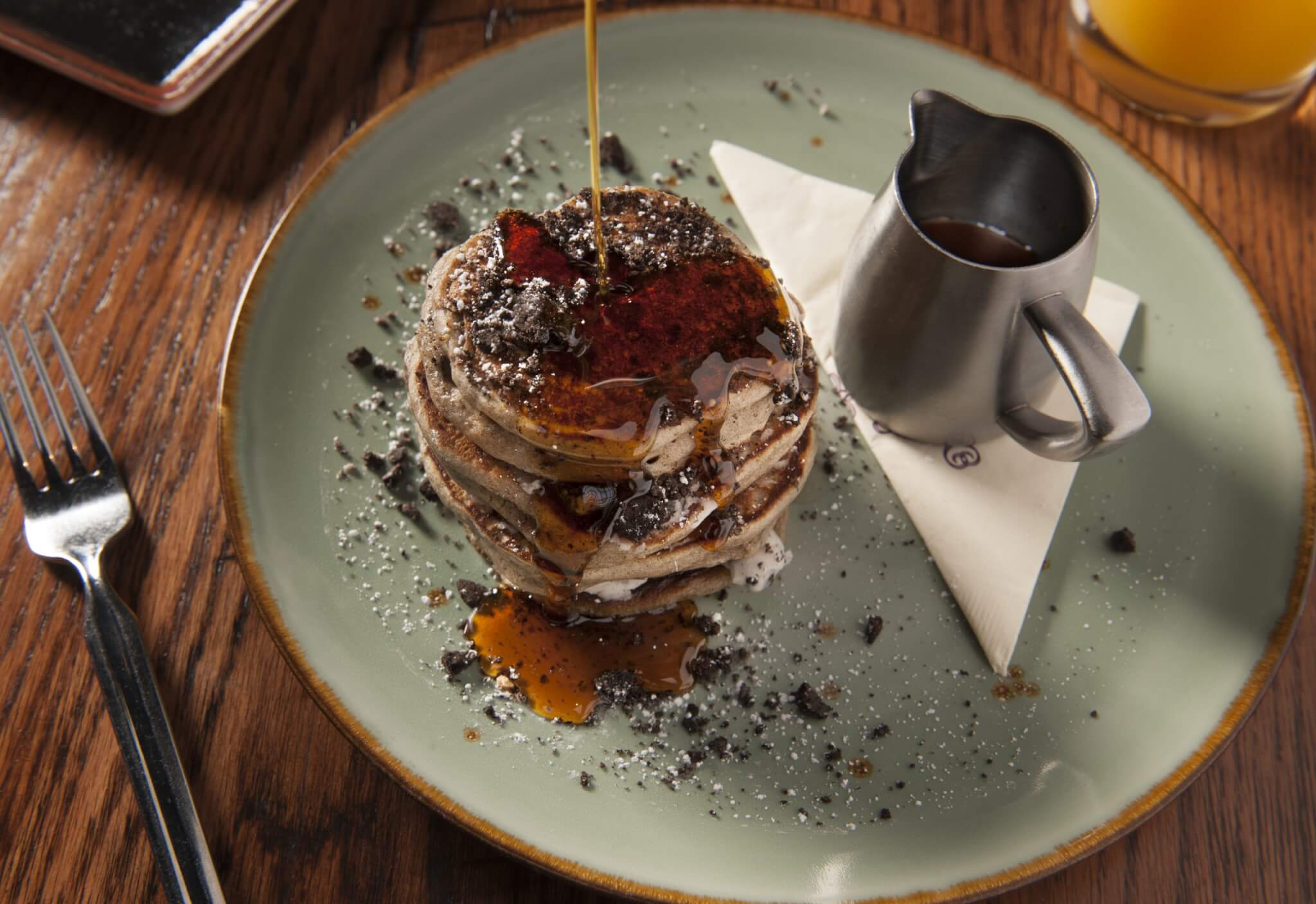 Beauty Brunch Oreo Pancakes