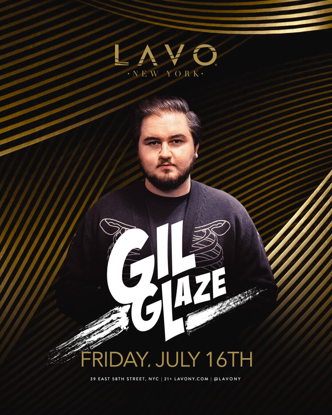 7/16/21 Gil Glaze – LAVO Nightclub New York