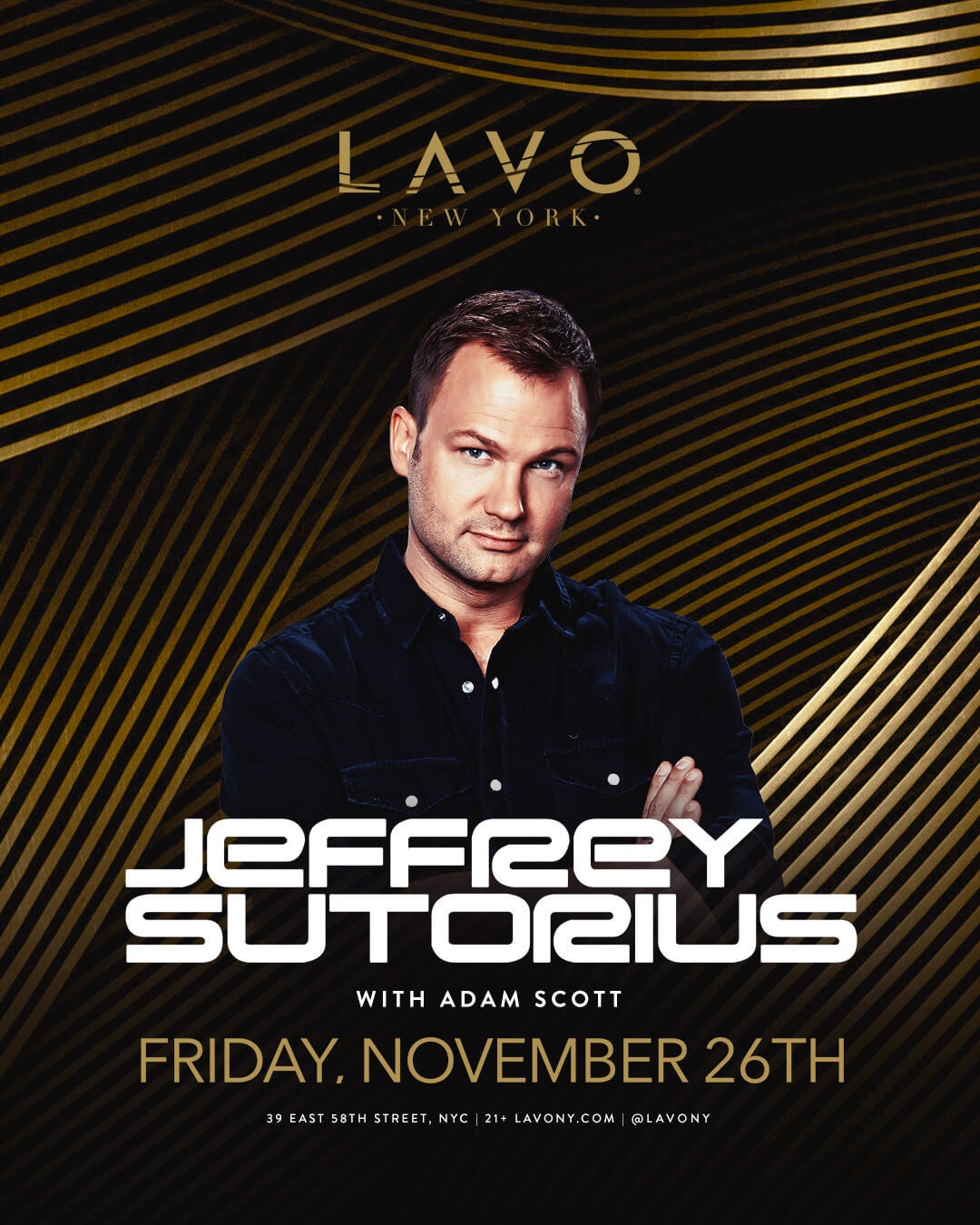 11/26/21 Jeffrey Sutorius – LAVO Nightclub New York