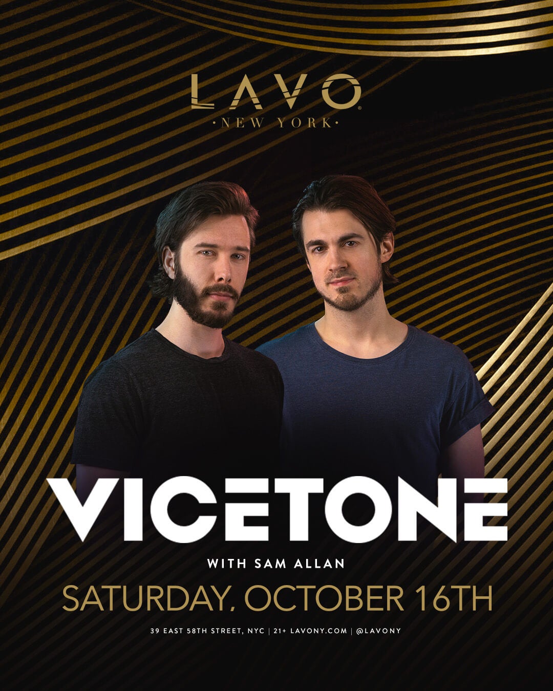 10/16/21 Vicetone – LAVO Nightclub New York
