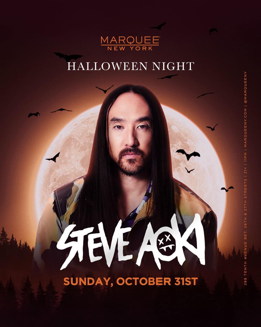 10/31/21 Steve Aoki Marquee New York