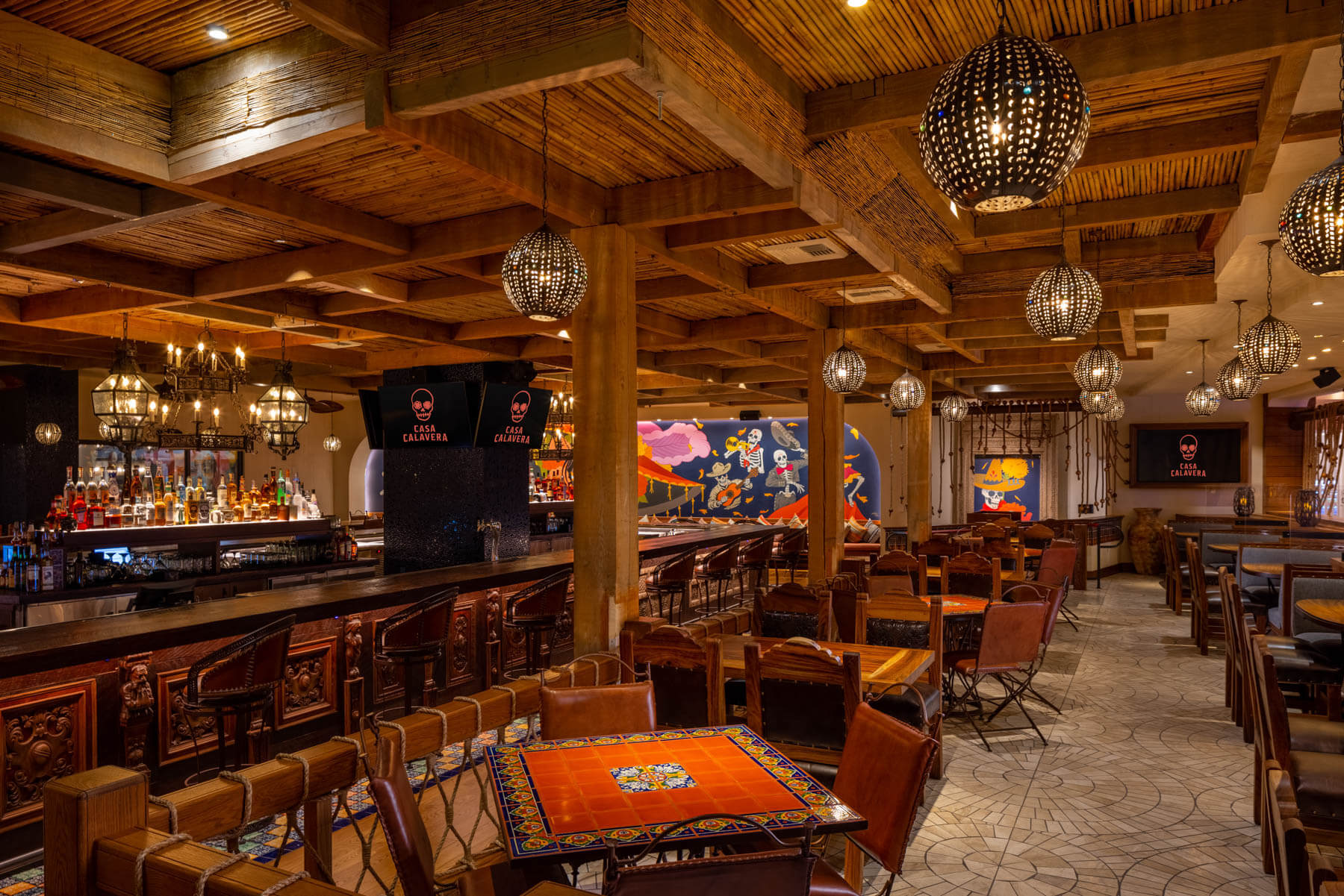 Restaurant Interior with Bar