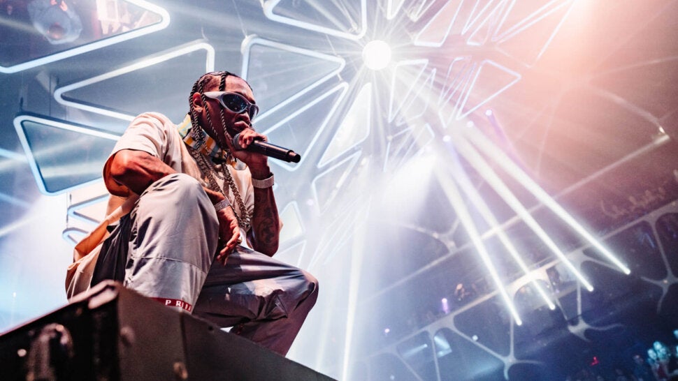 TYGA performing at Hakkasan Nightclub
