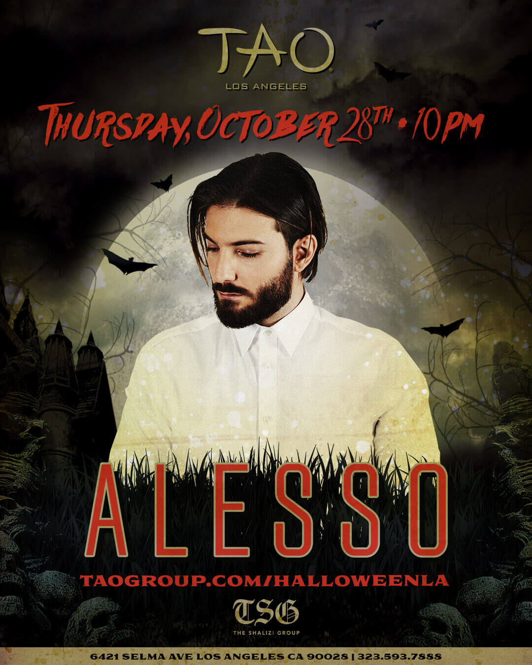 10/28/21 TAO Los Angeles with Alesso - Tao Group Hospitality