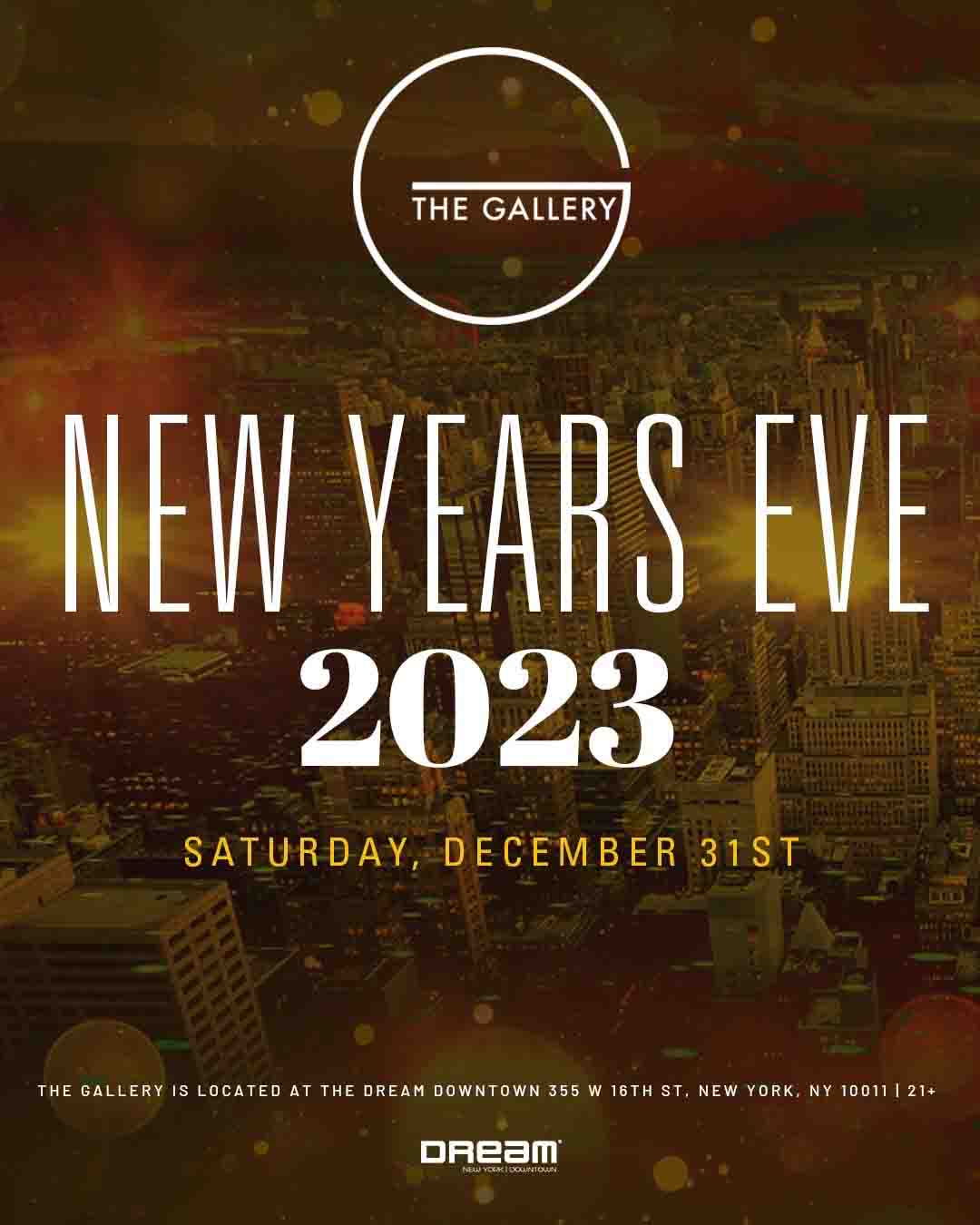 the gallery new years eve 2023