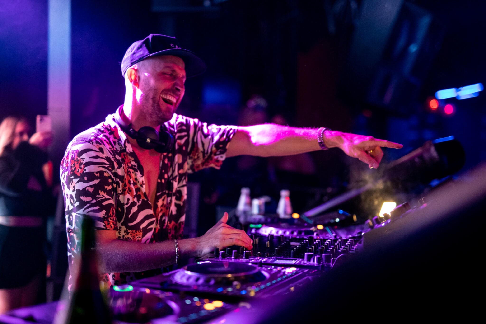 DJ Fisher, from surfer to DJ in Ibiza.