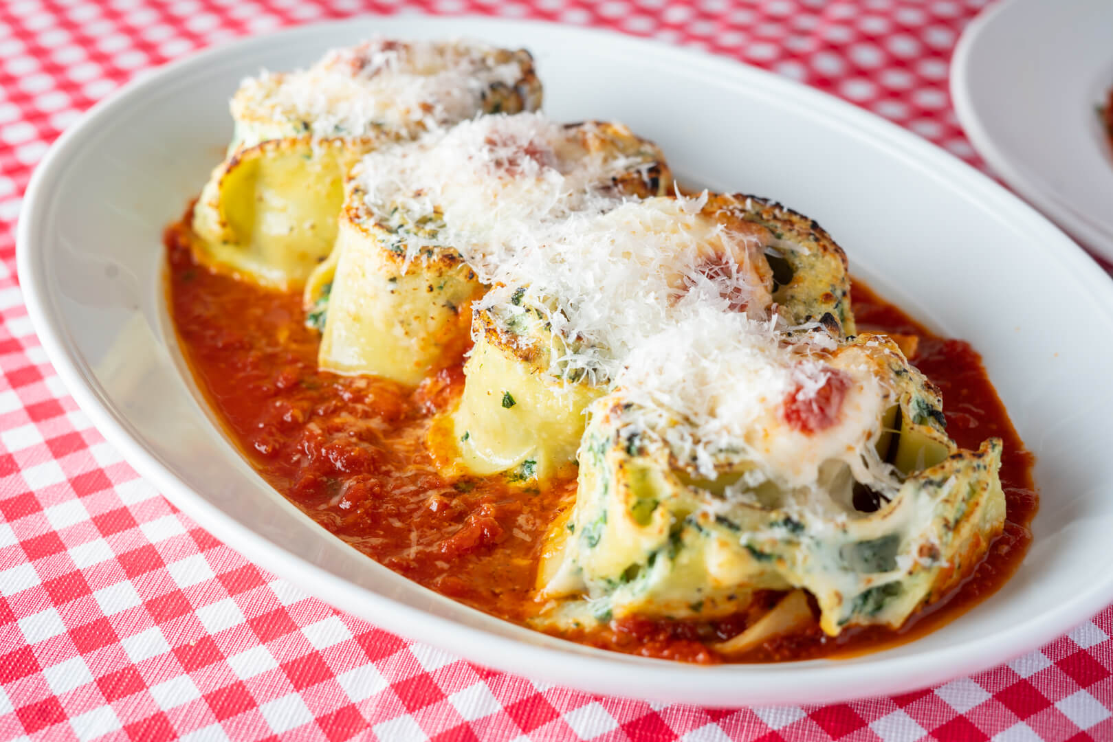 Open Faced Manicotti