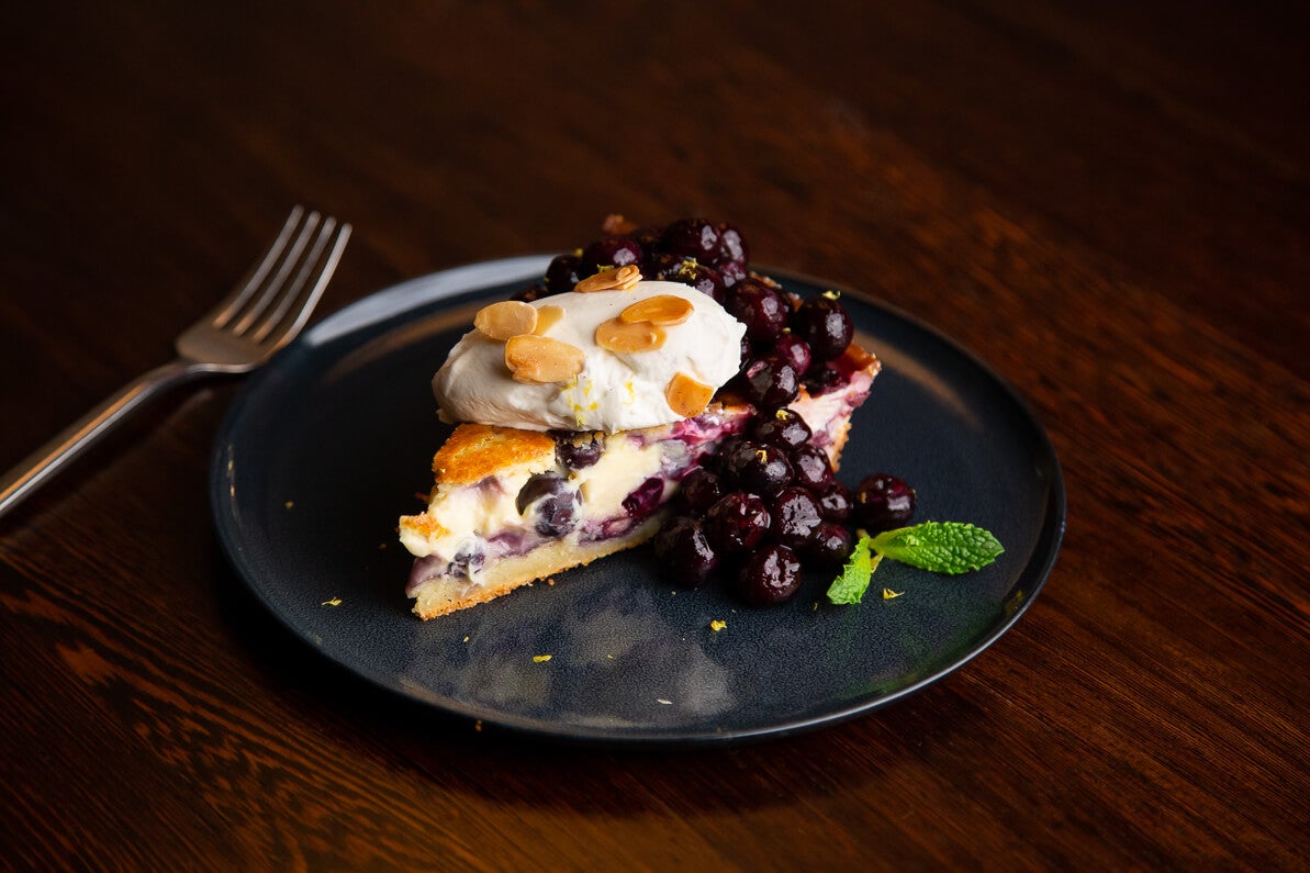 blueberry pie clafoutis