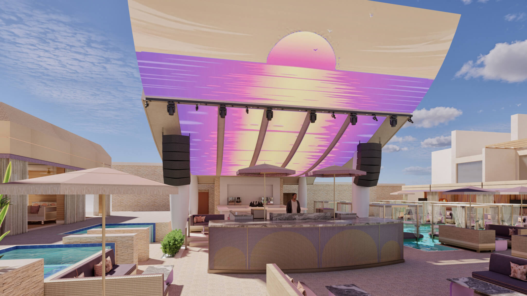 marquee dayclub DJ Booth