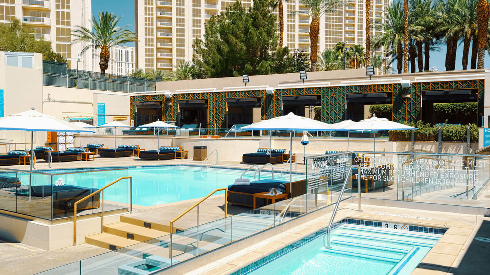 Daybeds and Bungalows at Wet Republic