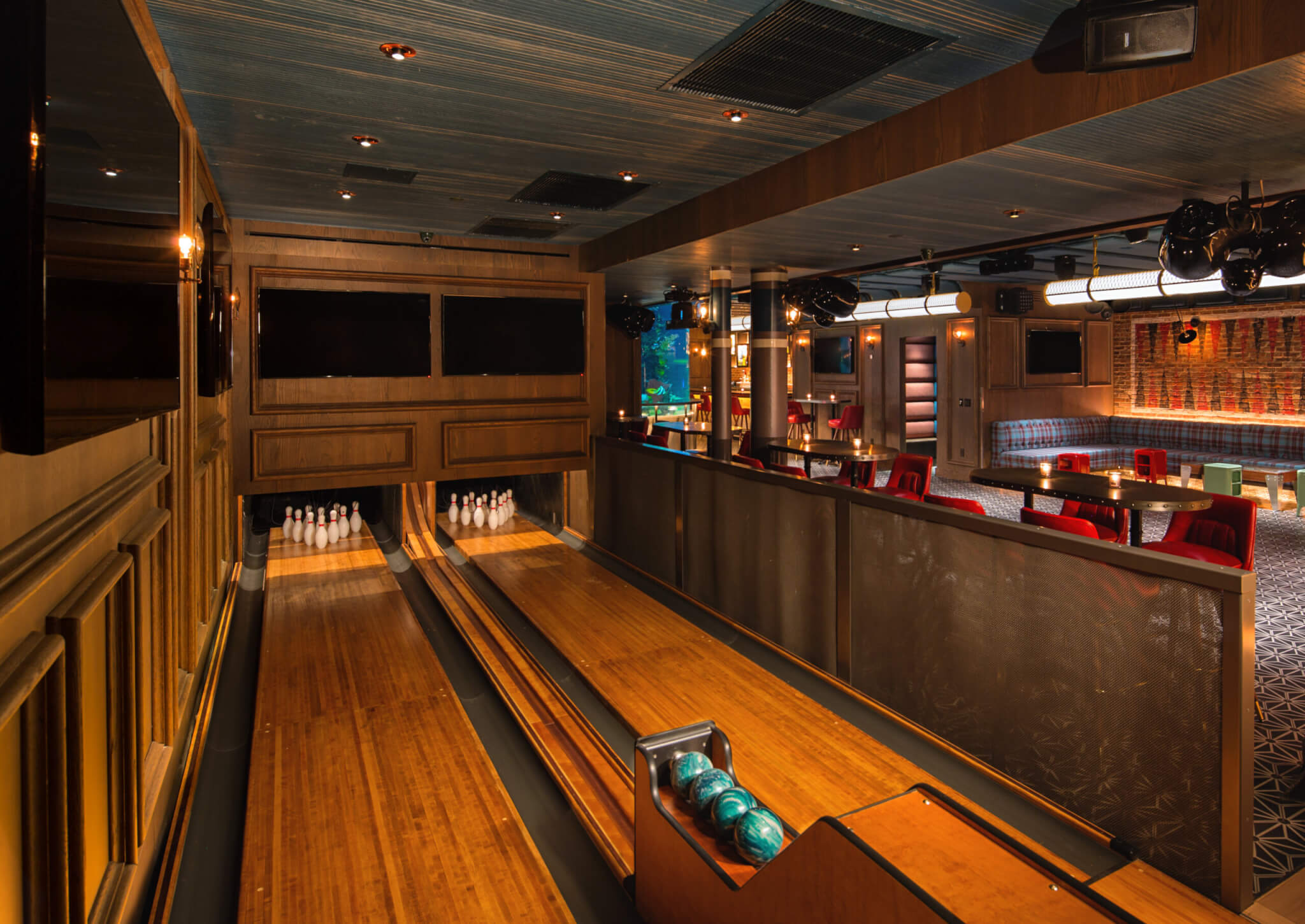 mini bowling alley in new york