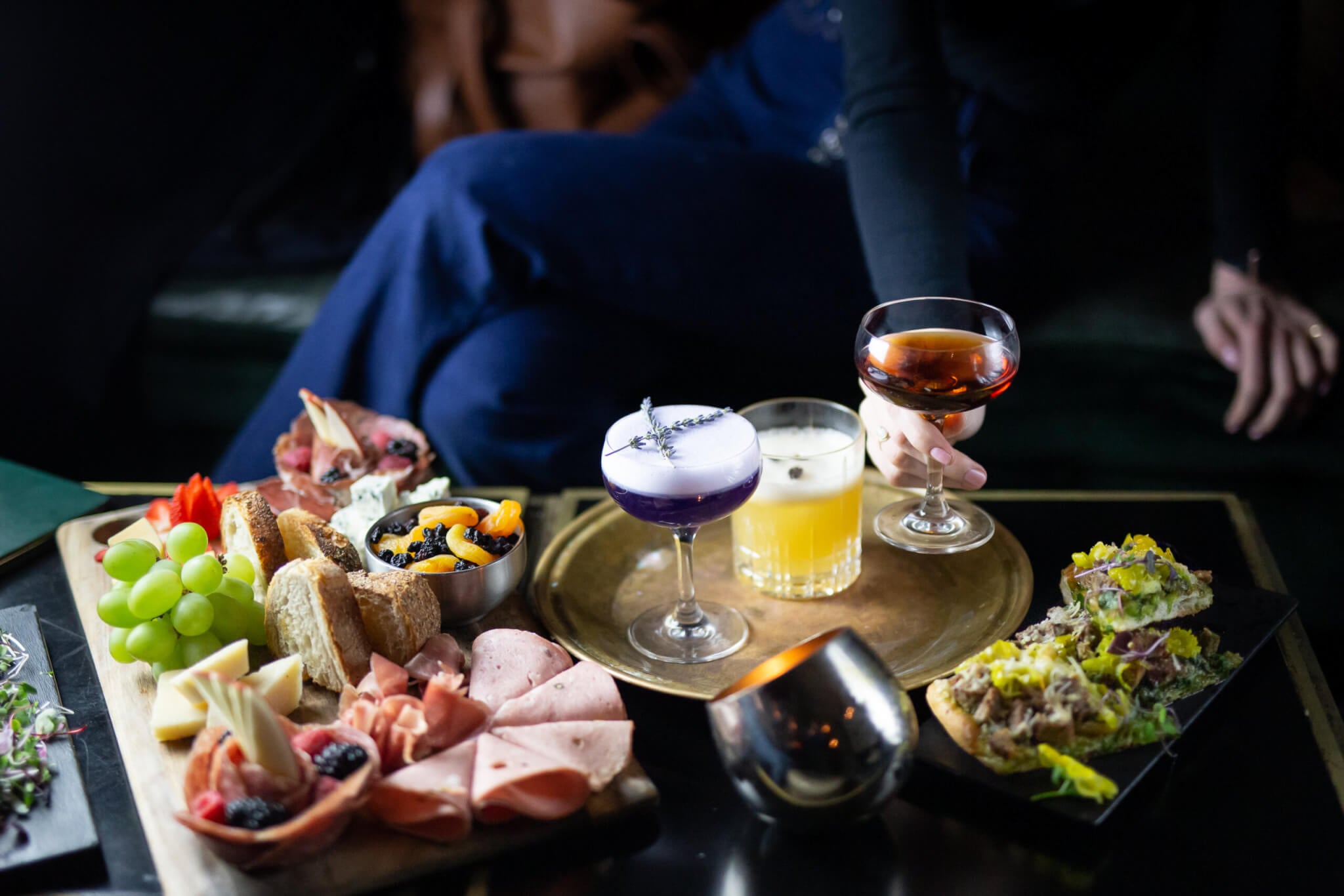 antipasto and cocktail spread