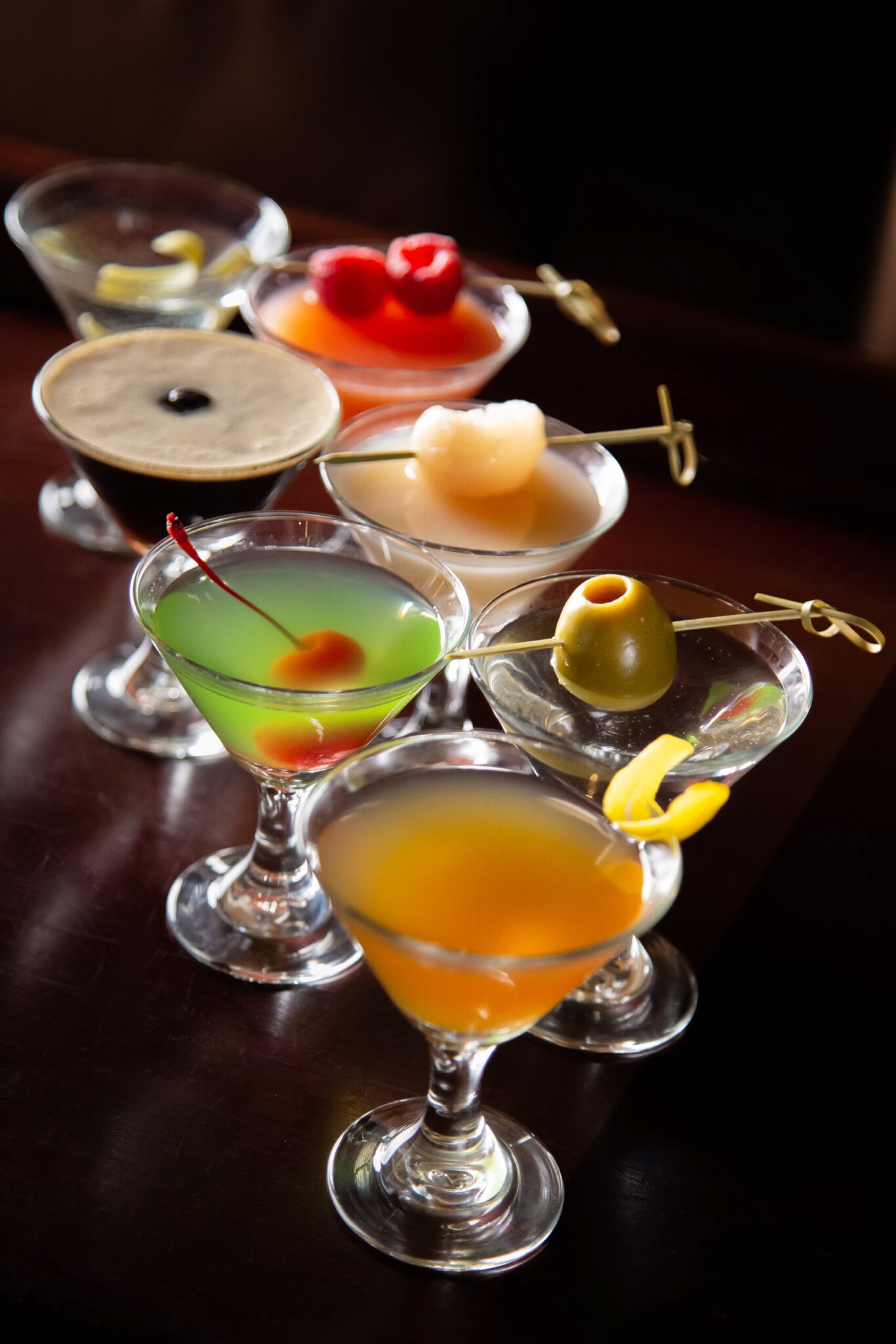happy hour martini flights