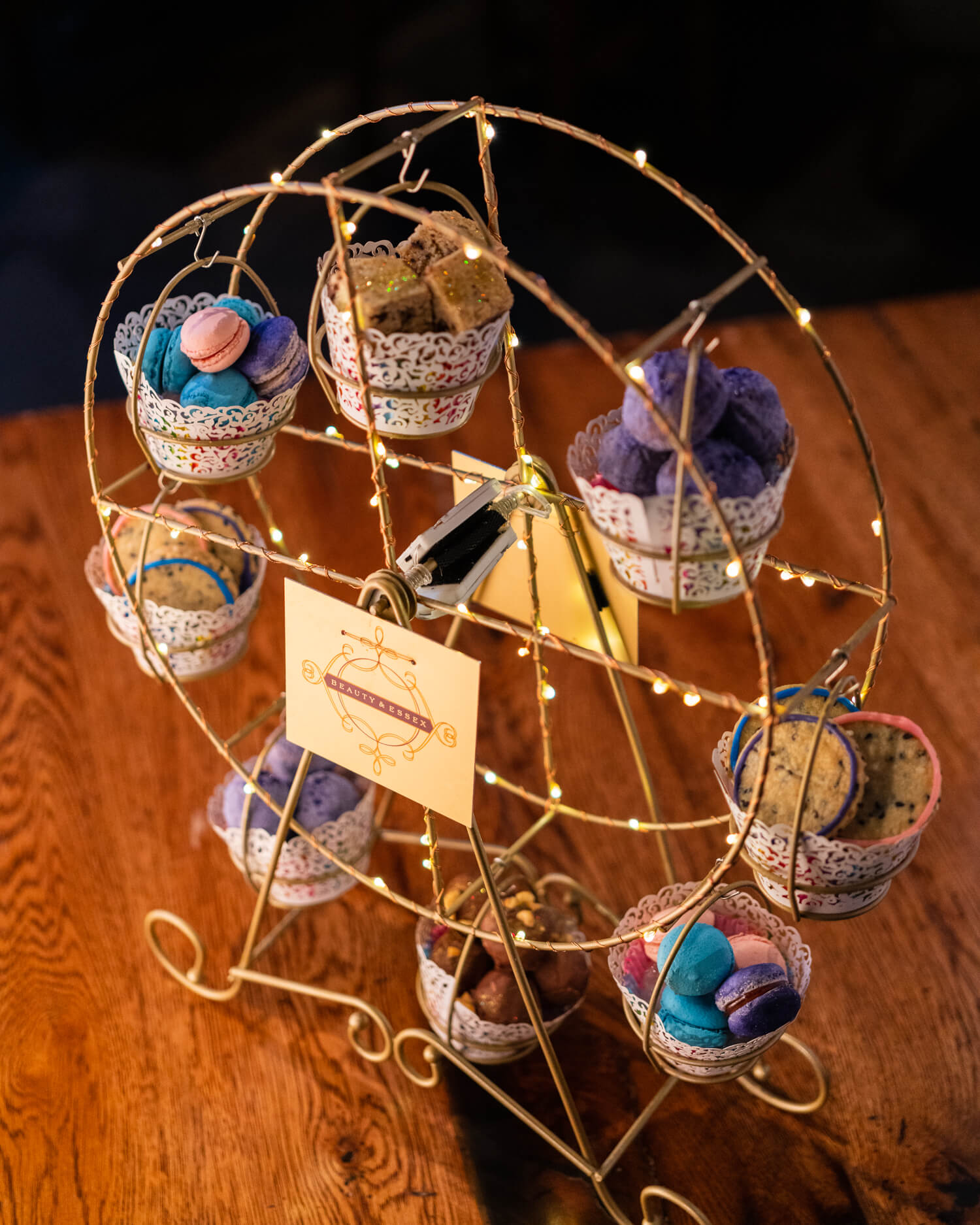 cupcake ferris wheel for pride month