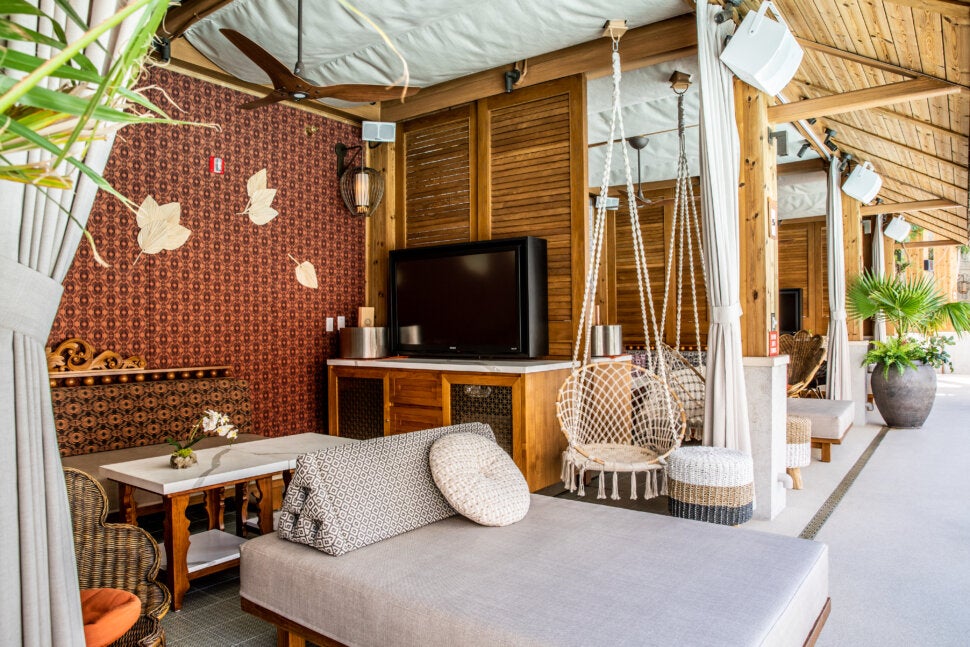 TAO Beach Dayclub Lotus Cabana