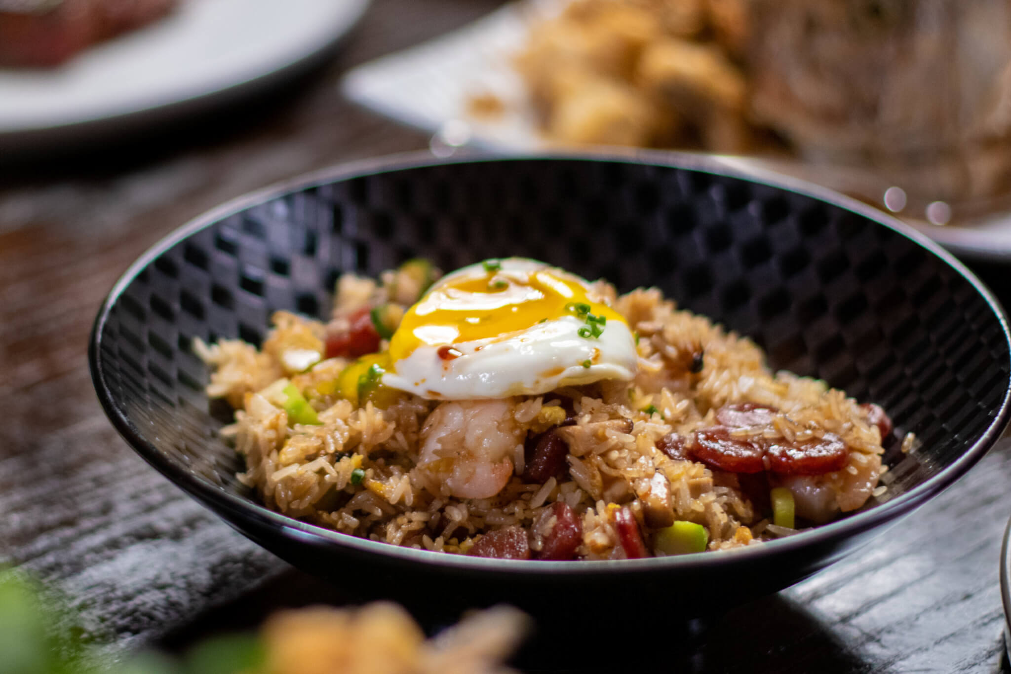 TAO Asian Bistro Las Vegas - shrimp fried rice with egg
