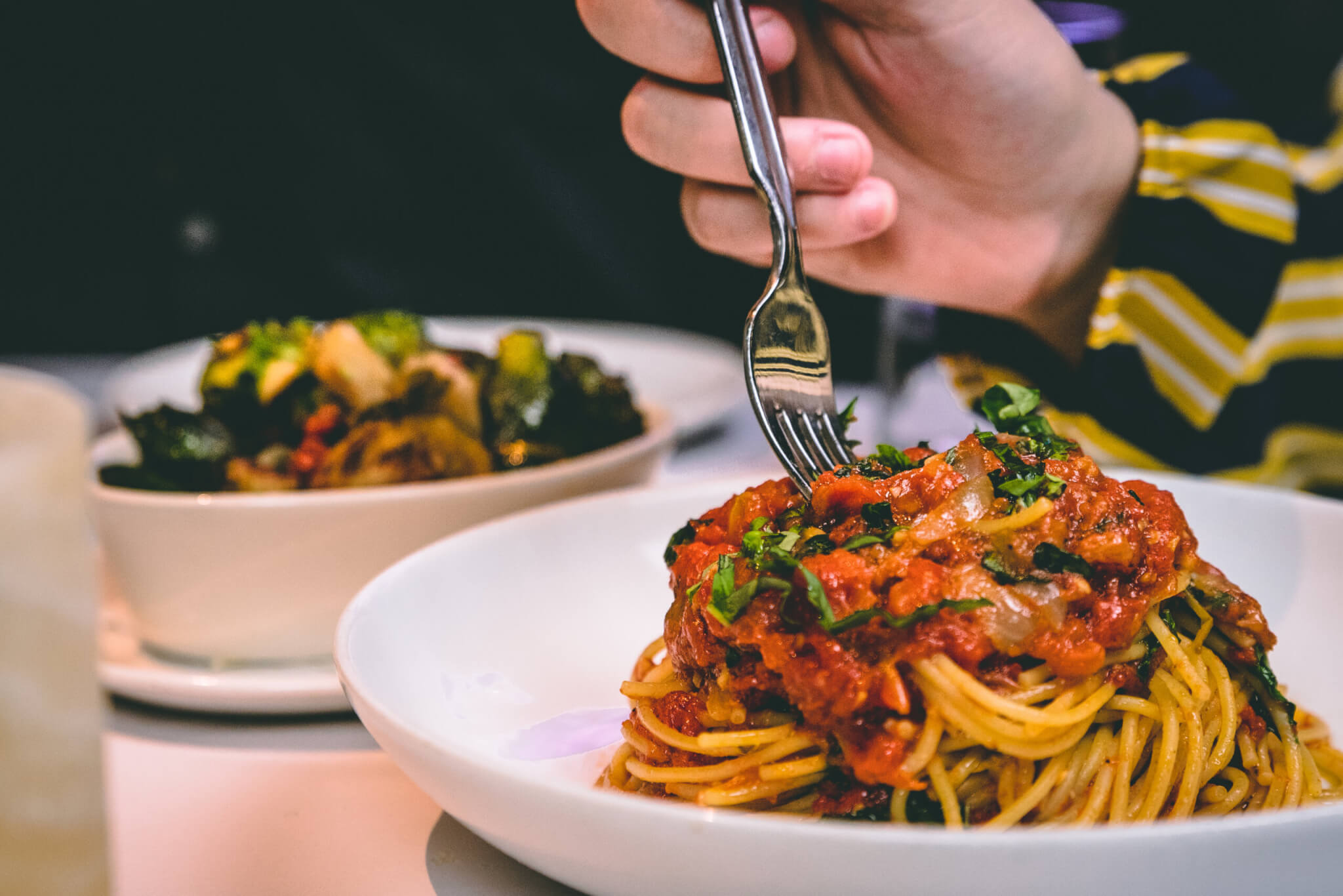 LAVO Italian restaurant Las Vegas - Spaghetti Tomato and Basil