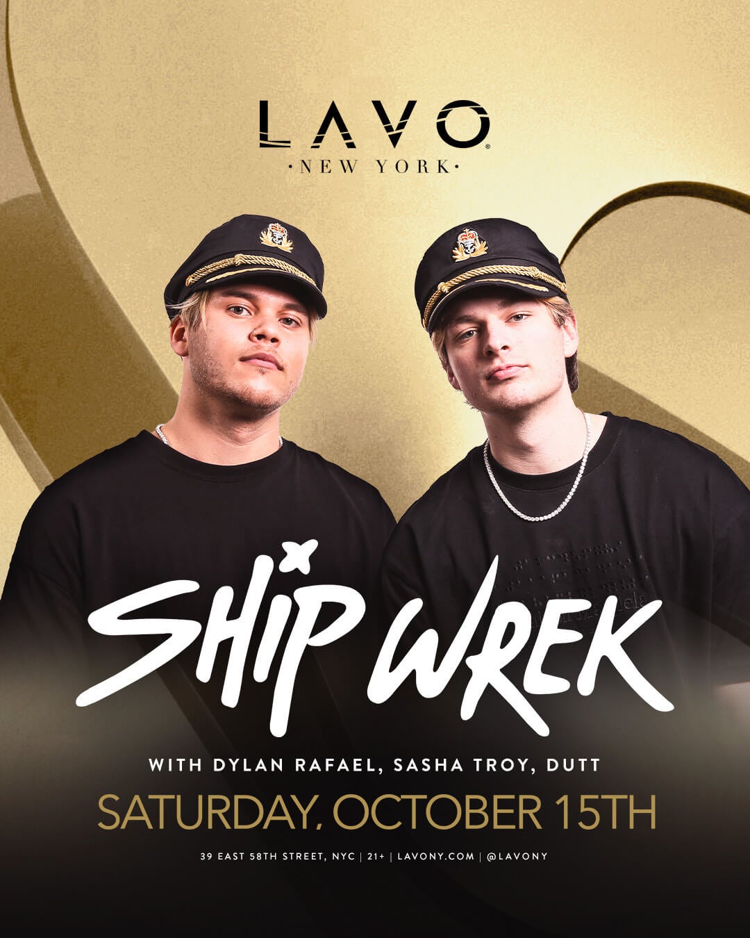 Shipwrek nyc lavo nightclub