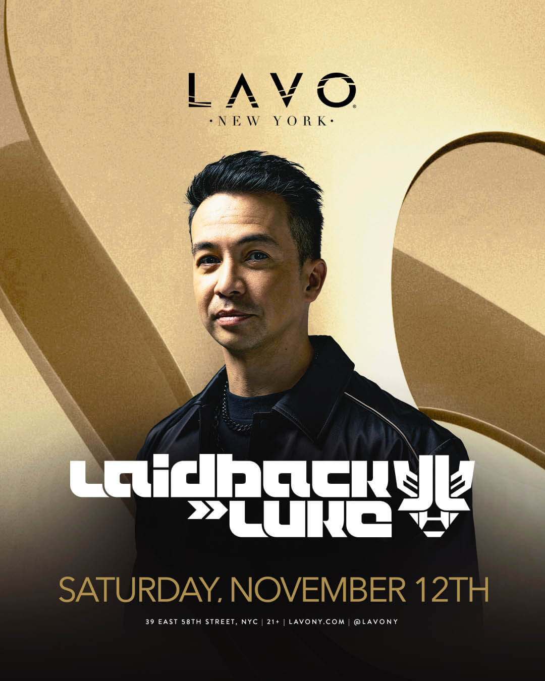 LAVO Nightclub LV NYC HAT Black