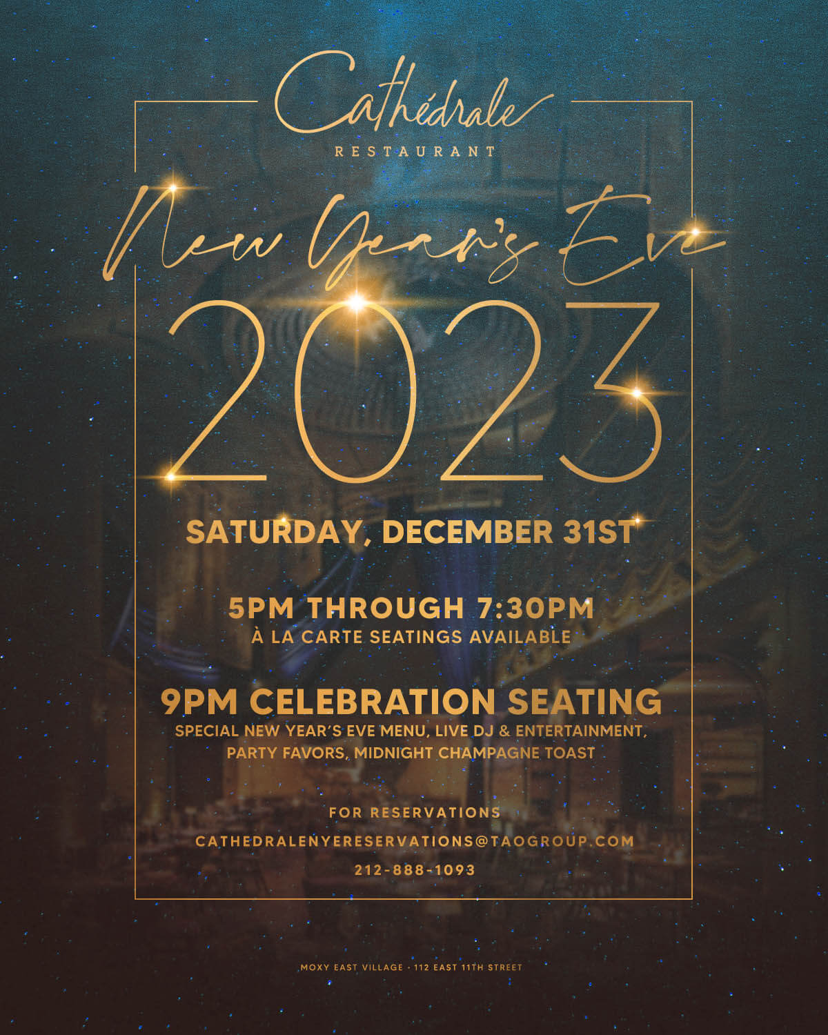 new year's eve 2023 at cathedrale