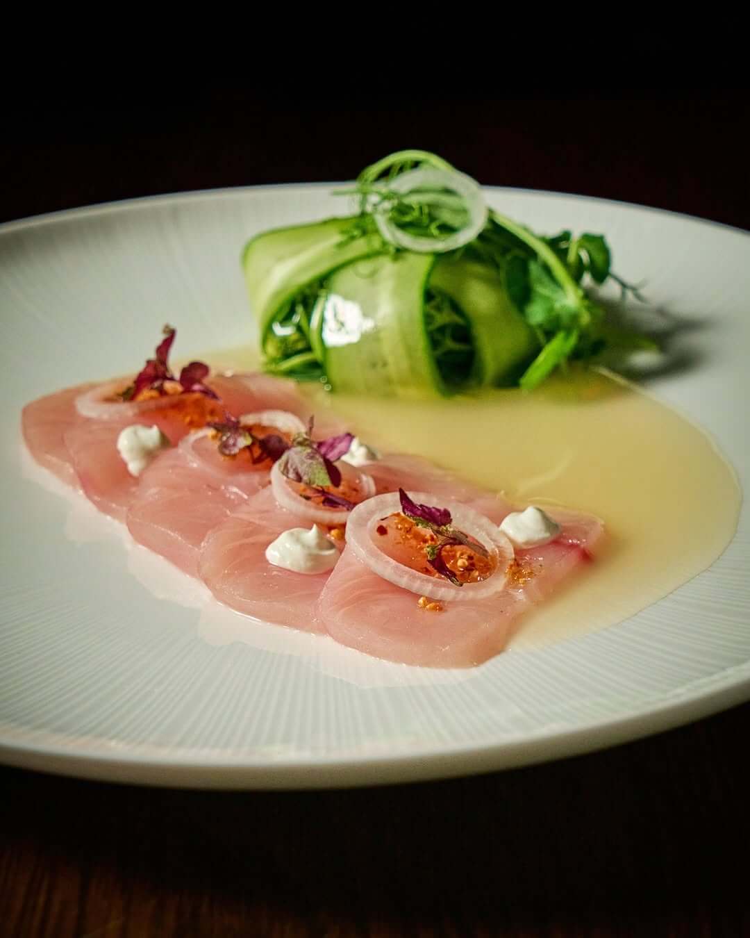 hamachi crudo