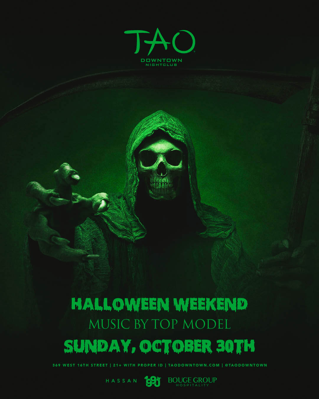 top model nyc halloween weekend