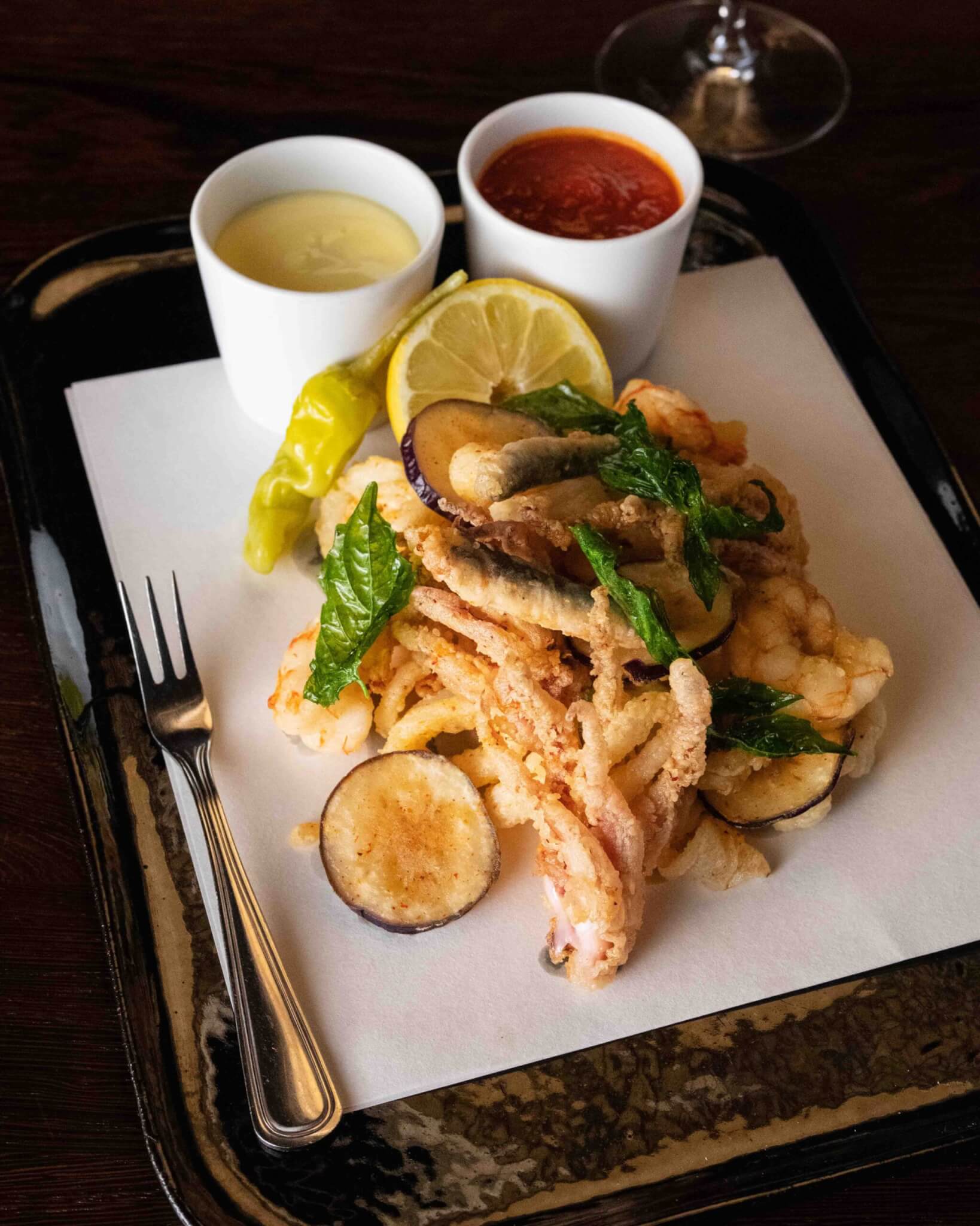 fritto misto at cathedrale nyc