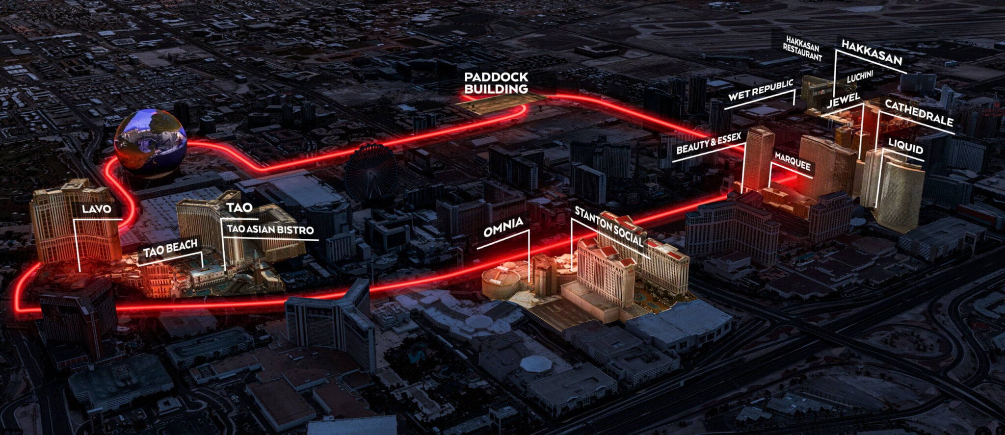 race weekend map