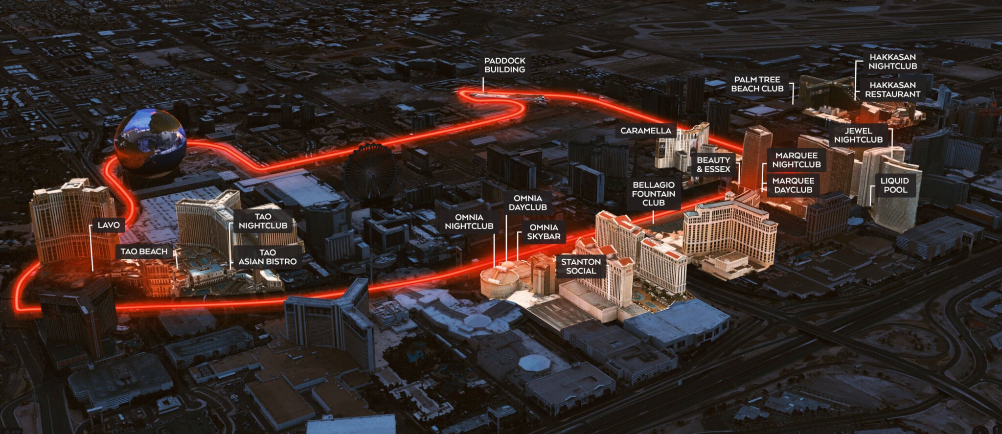 race weekend city map