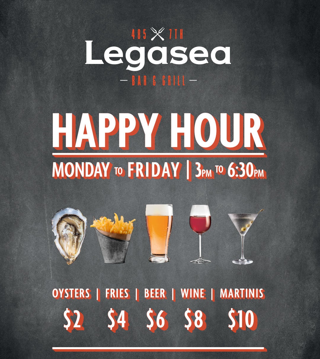 Gallery Legasea Bar & Grill at Moxy Times Square