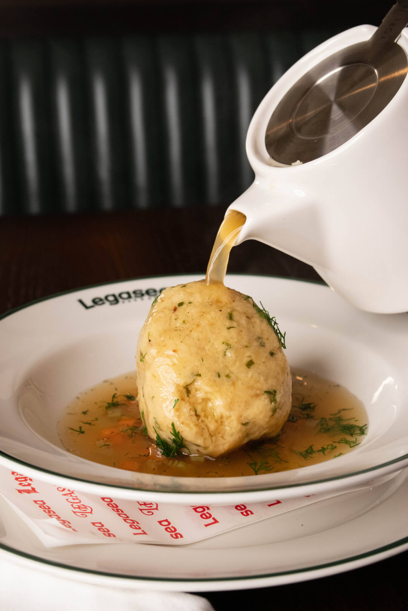 Matzo ball soup in midtown