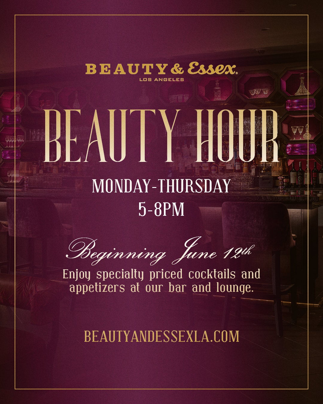 Beauty & Essex Los Angeles Beauty Hour