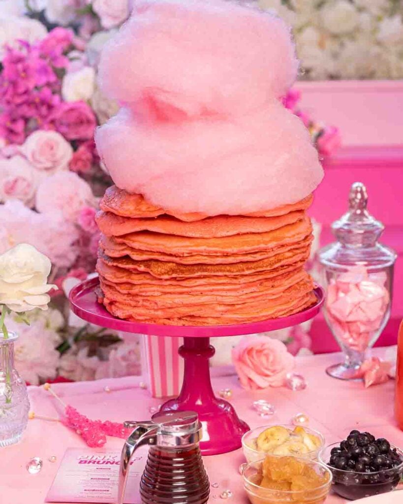 pink pancakes