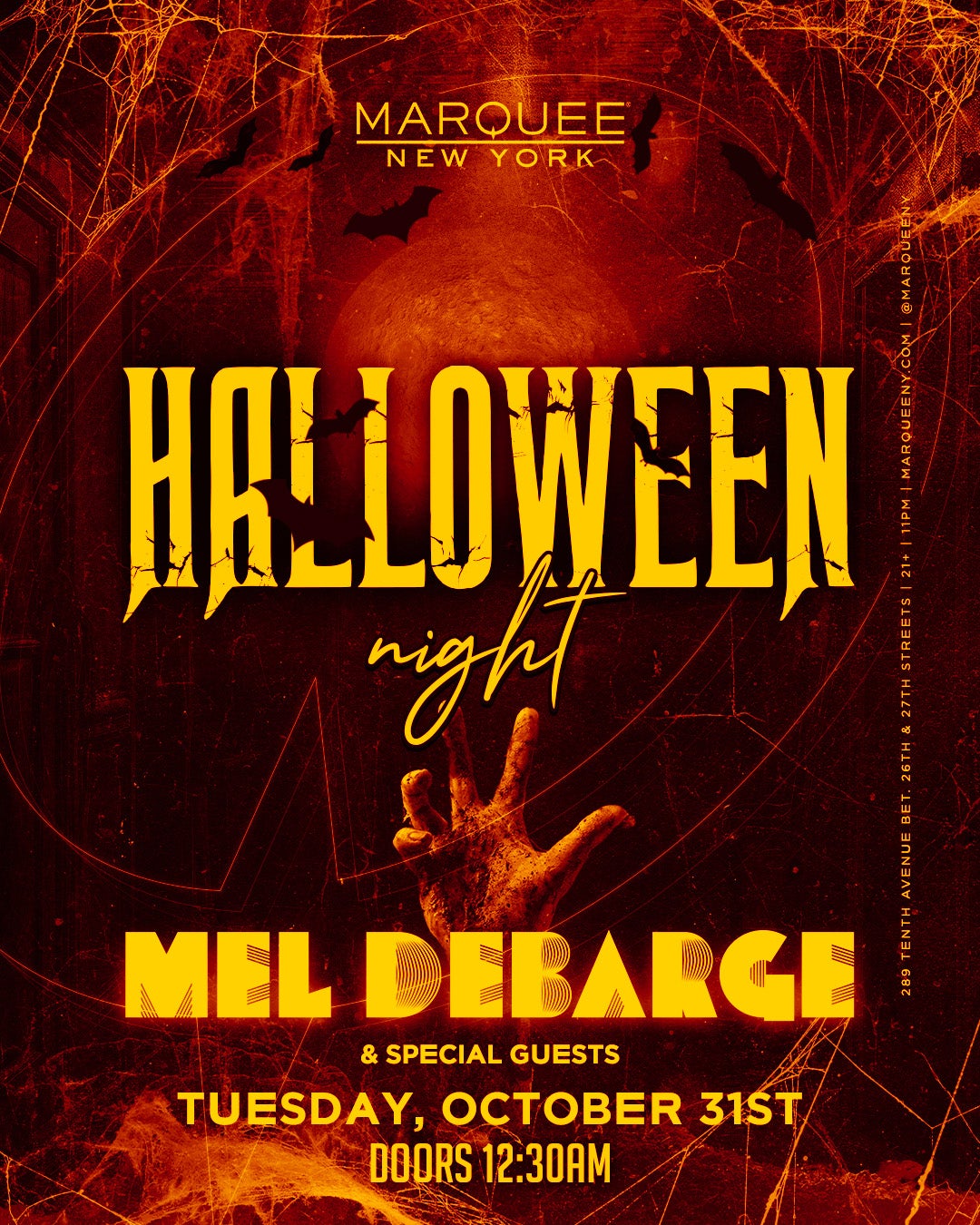 10/31/2023 Mel Debarge & Special Guests Marquee Tao Group Hospitality