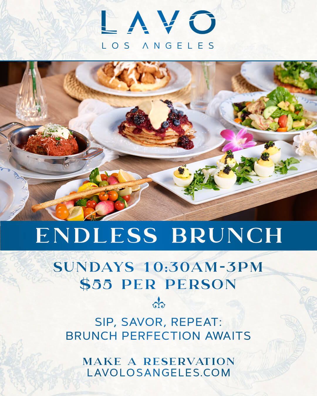 LAVO Los Angeles Endless Brunch