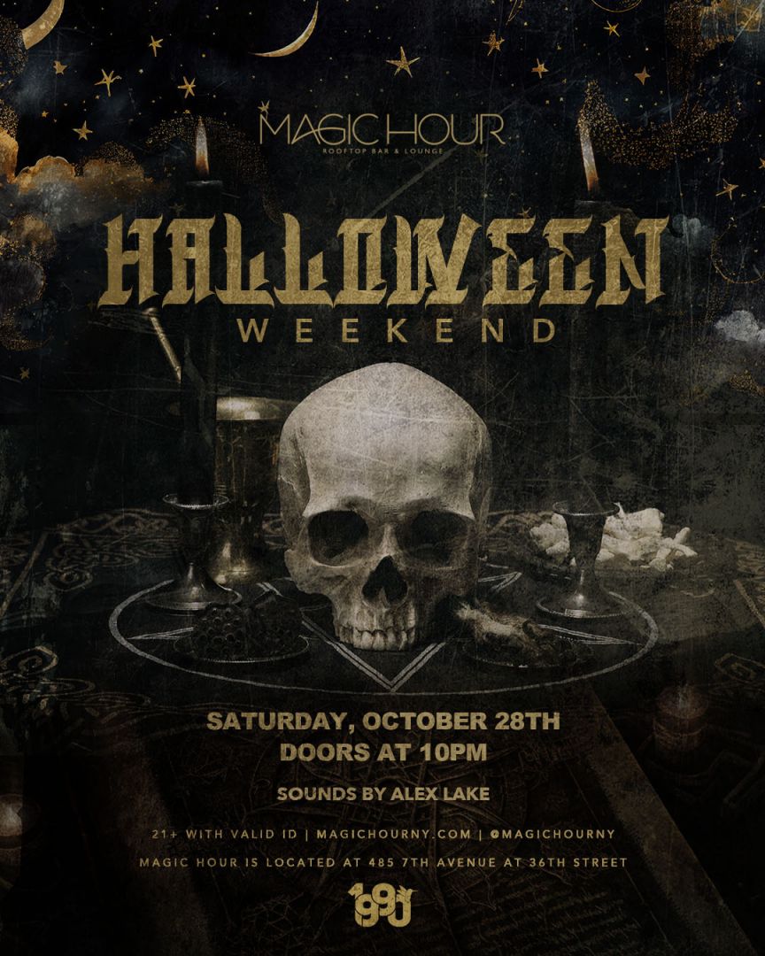 10/28/2023 Halloween Weekend Magic Hour Rooftop Tao Group Hospitality
