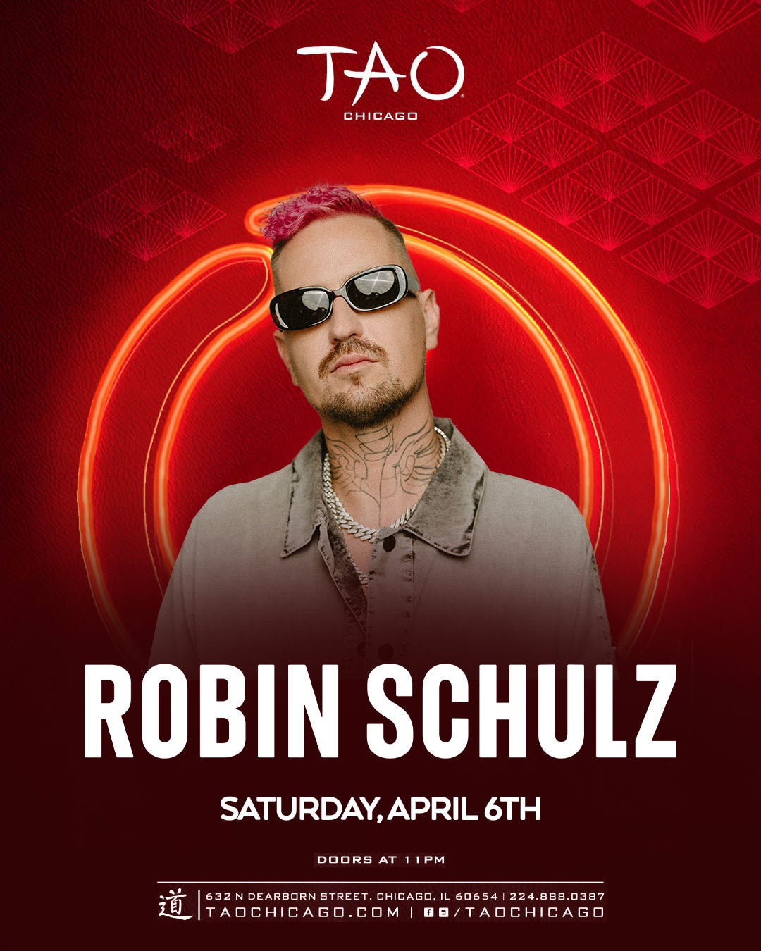 4/6/2024 - Robin Schulz - TAO Nightclub - Chicago - Tao Group Hospitality