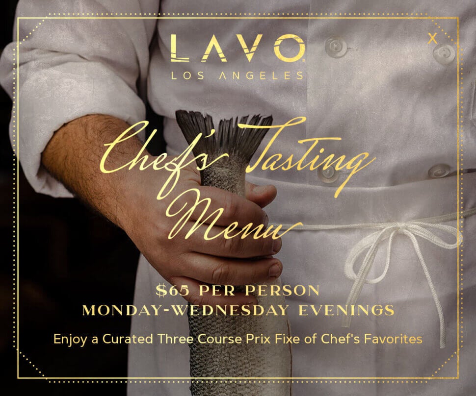 LAVO Los Angeles Chef's Tasting Menu