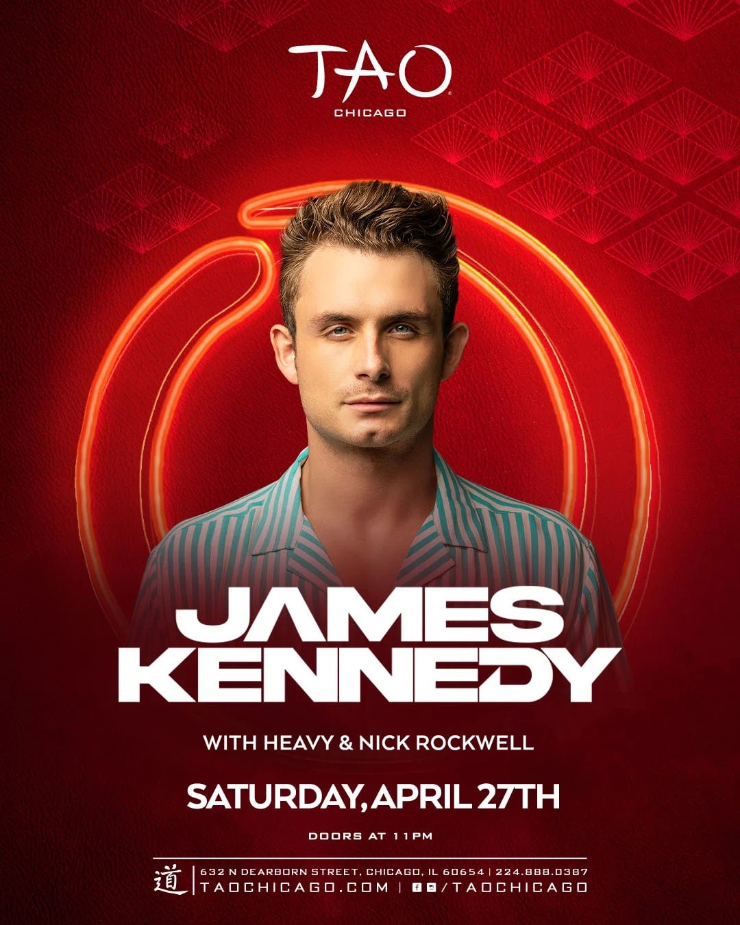 4/27/2024 - James Kennedy - TAO Nightclub - Chicago - Tao Group Hospitality