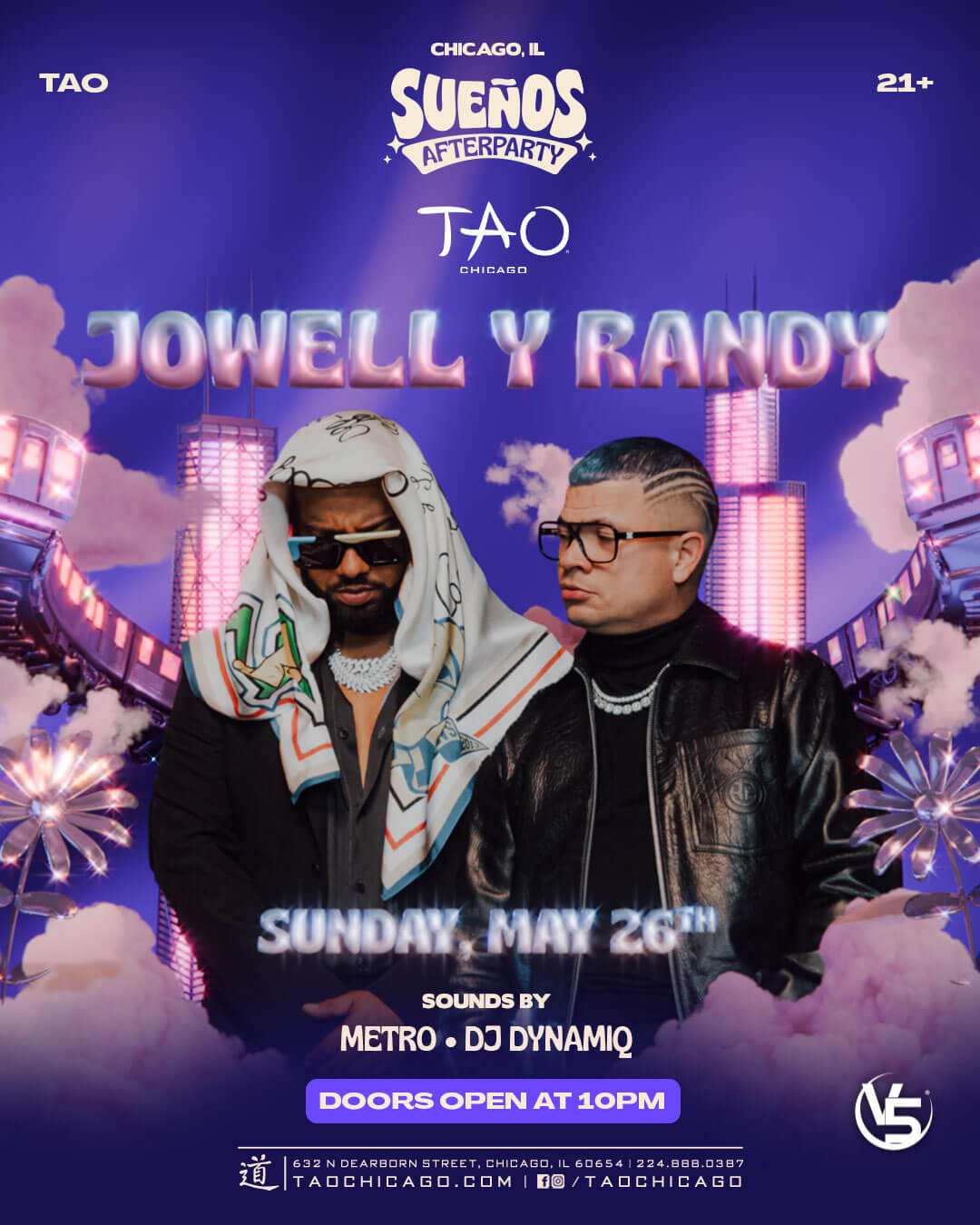 5/26/2024 – JOWELL Y RANDY – TAO Nightclub – Chicago