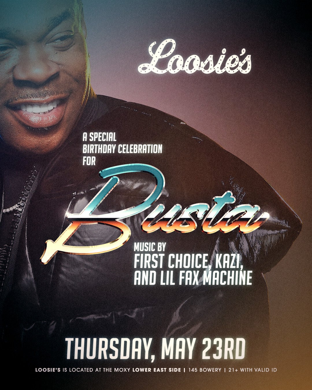 5/23/2024 – Busta Rhymes Birthday Celebration – Loosie’s Nightclub