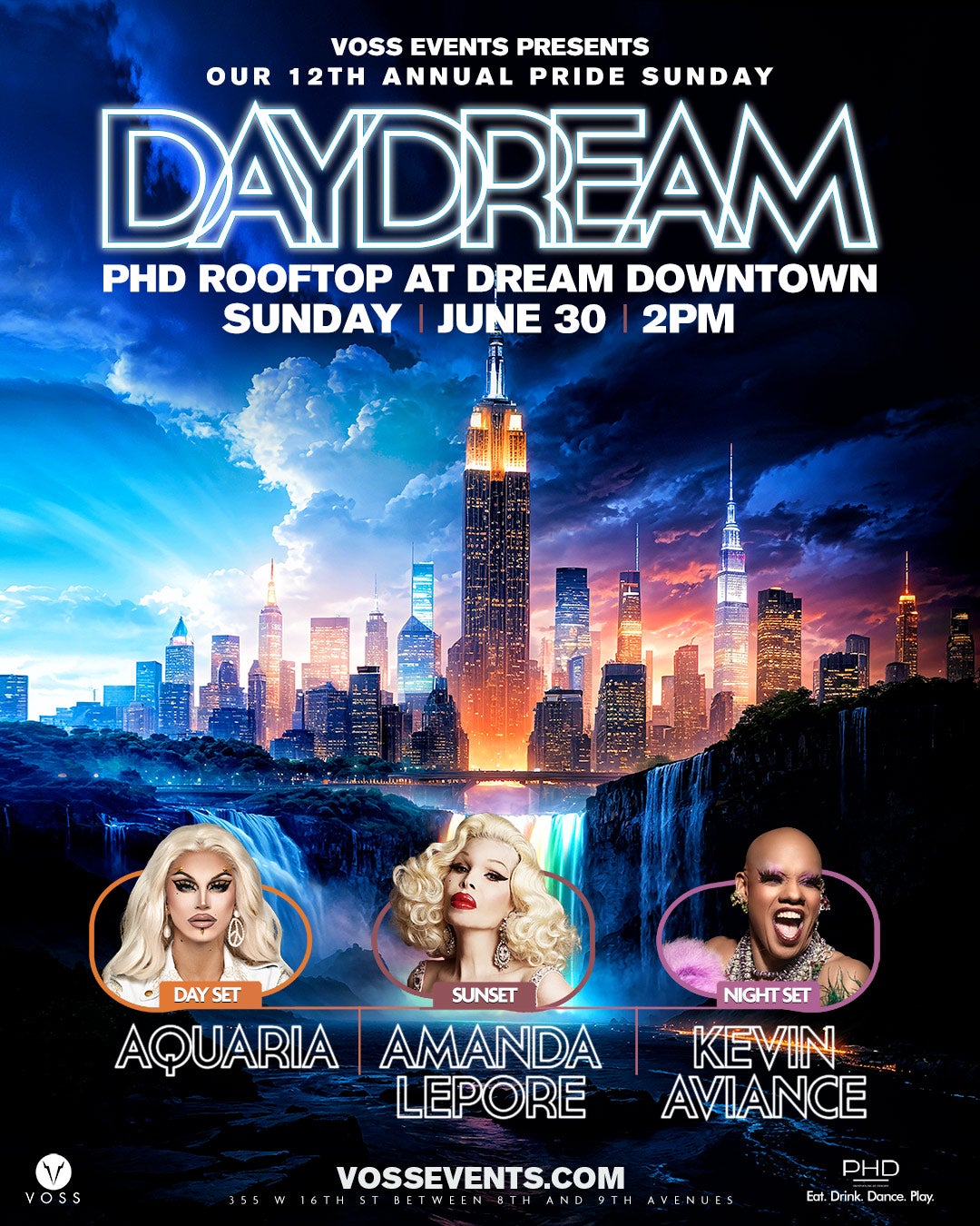 6/30/2024 – Aquaria, Amanda Lepore, Kevin Aviance – PHD Lounge
