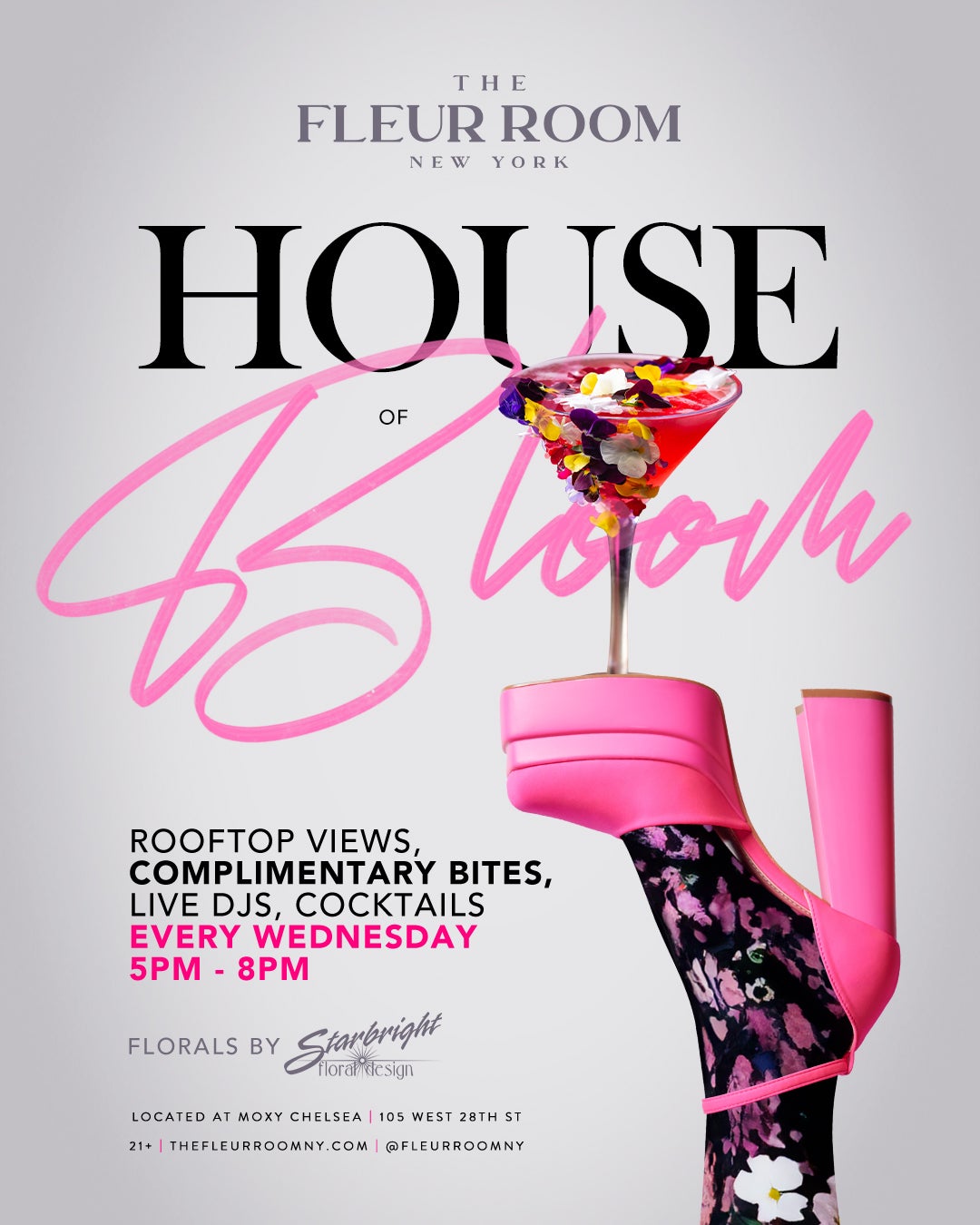 5/22/2024 – House of Bloom Afterwork Party – The Fleur Room